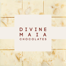 Load image into Gallery viewer, Divine Maia Chocolates Mini Macadamia Vanilla White
